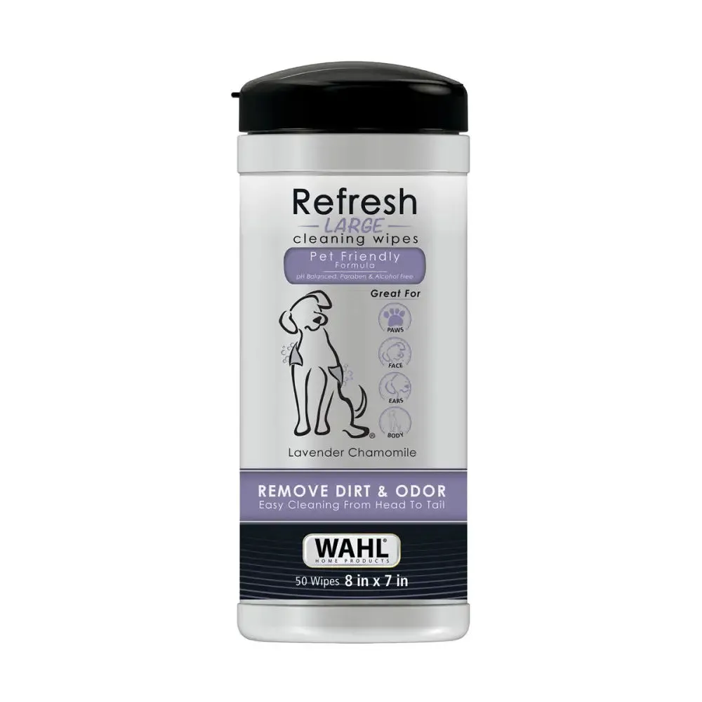 Wahl Refresh Cleaning Wipes Dog