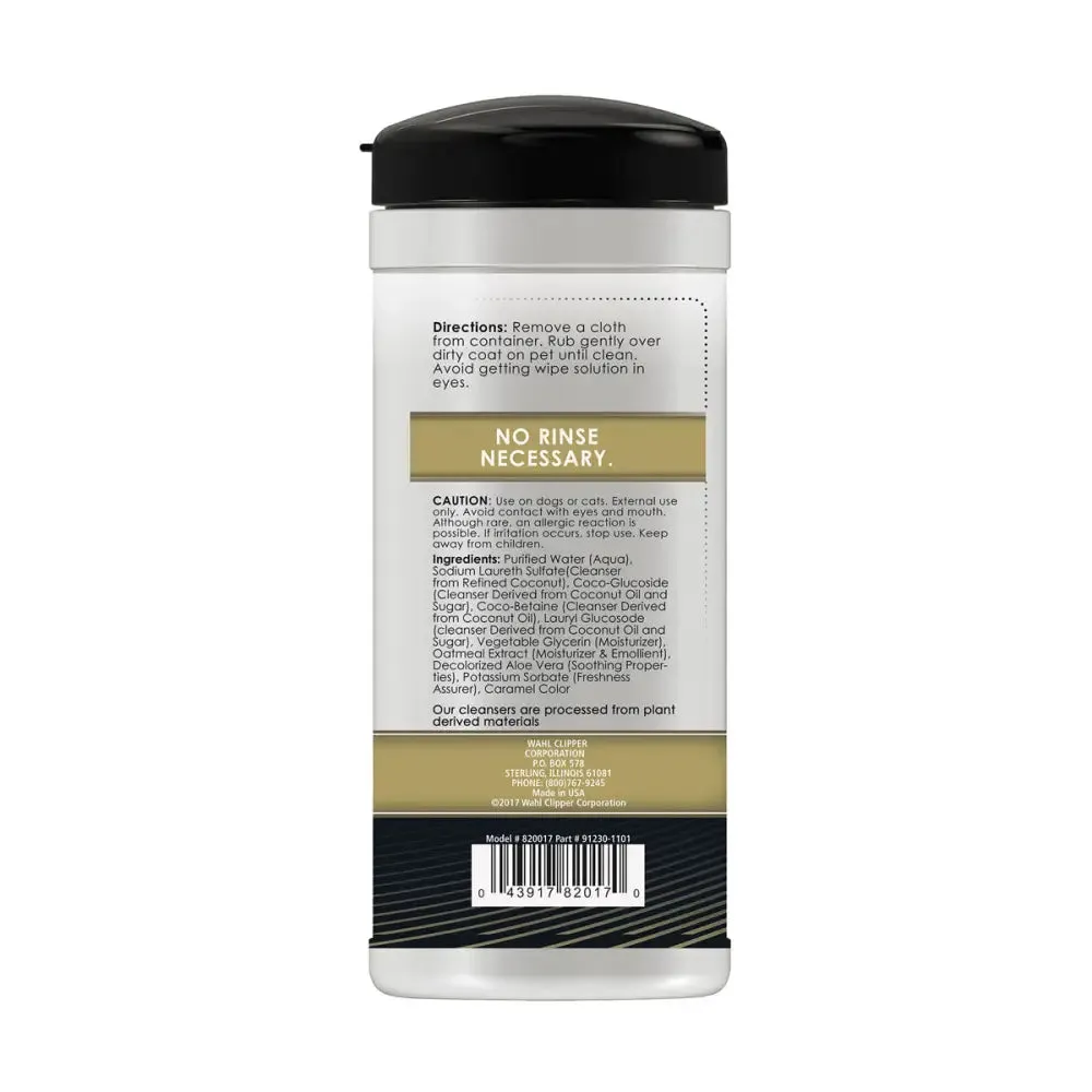 Wahl Refresh Cleaning Wipes Dog