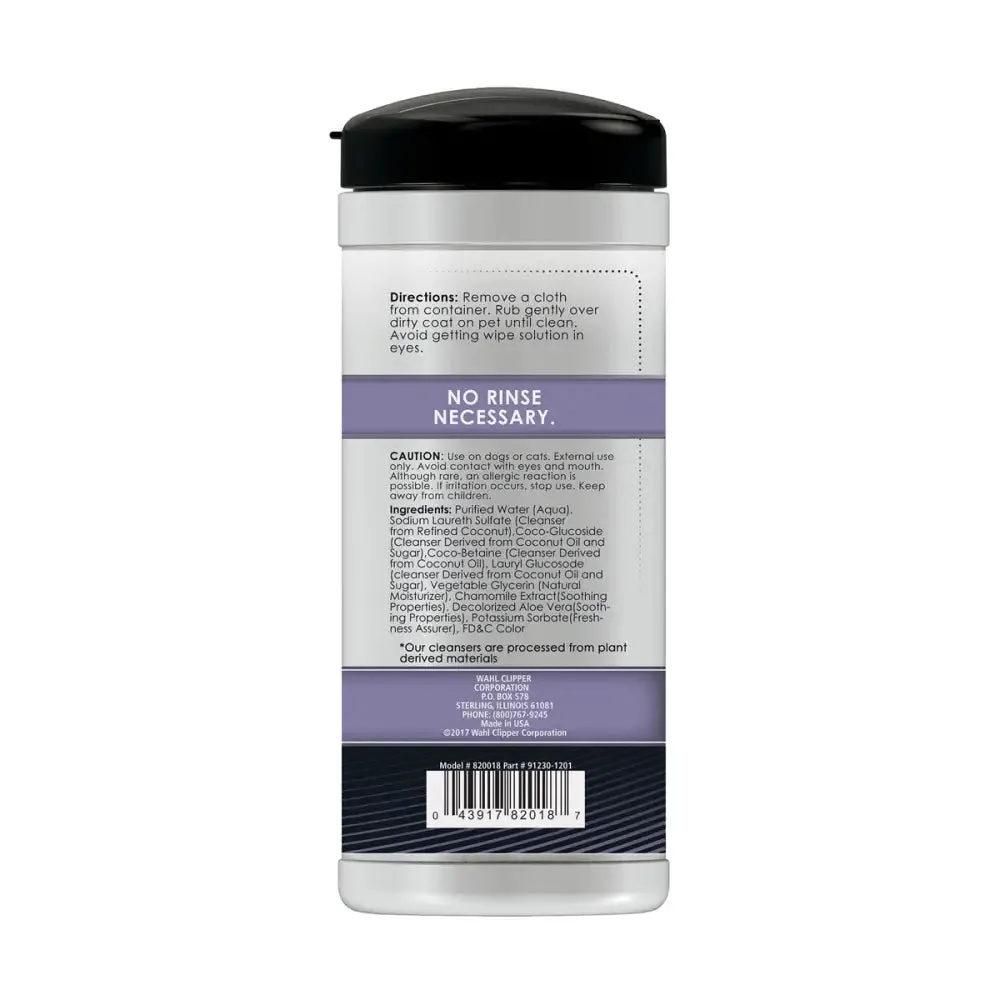 Wahl Refresh Cleaning Wipes Dog