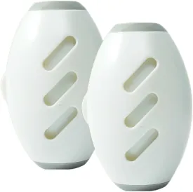 Washable Lint Roller, Portable & Reusable Lint Roller, Reusable Washable Lint Roller, Travel Lint Roller Mini Lint Roller for Lint Hair, Clothes (2pcs White)