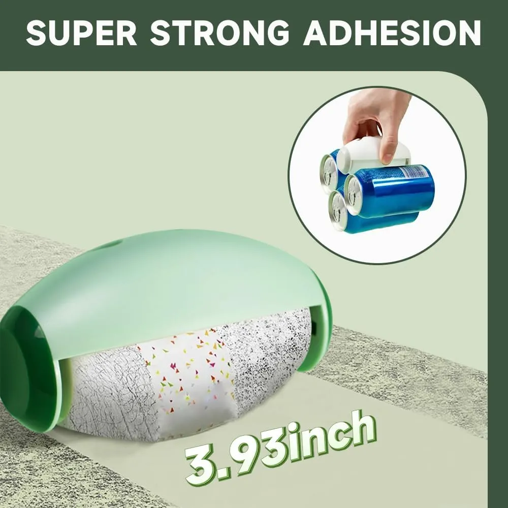 Washable Lint Roller, Portable & Reusable Lint Roller, Reusable Washable Lint Roller, Travel Lint Roller Mini Lint Roller for Lint Hair, Clothes (2pcs White)
